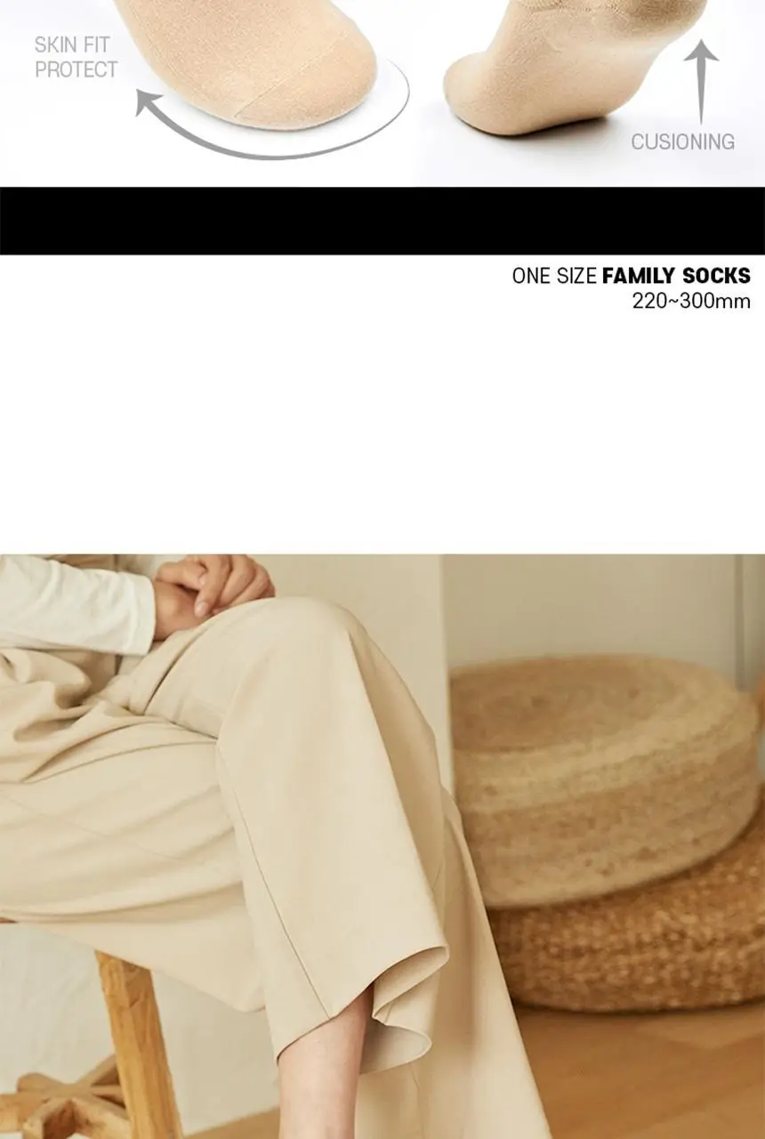 [폴프랜즈] 페이크삭스 베이지 (FSB) F-SOCKS 220~300mm(초등-성인) 상세페이지 24